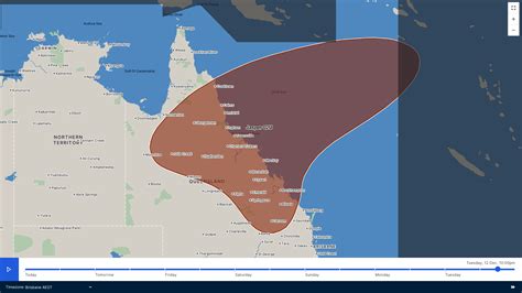 bom cyclone tracking map qld
